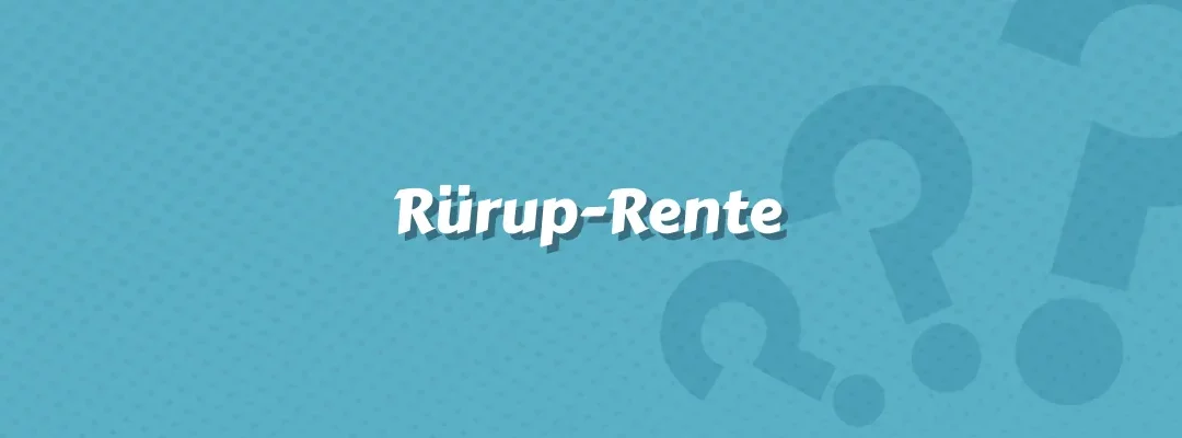Rürup-Rente