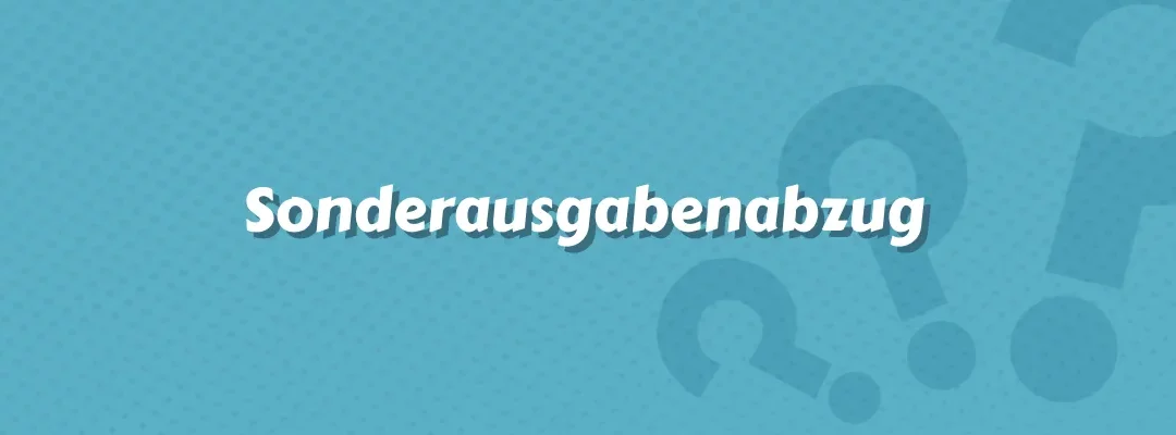 Sonderausgabenabzug