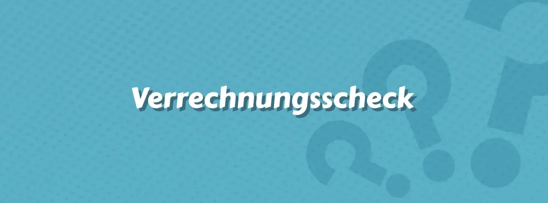 Verrechnungsscheck