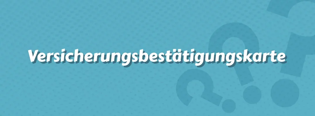 Versicherungsbestätigungskarte